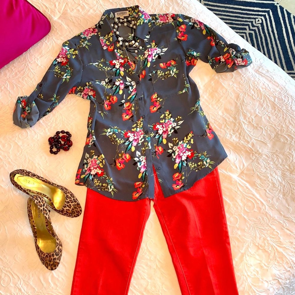 Spring Summer Flowing Top